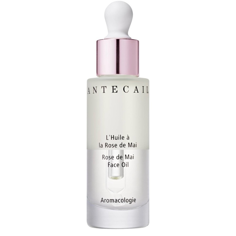 Chantecaille Face Oil Bottle with Pink Cap and White Dropper